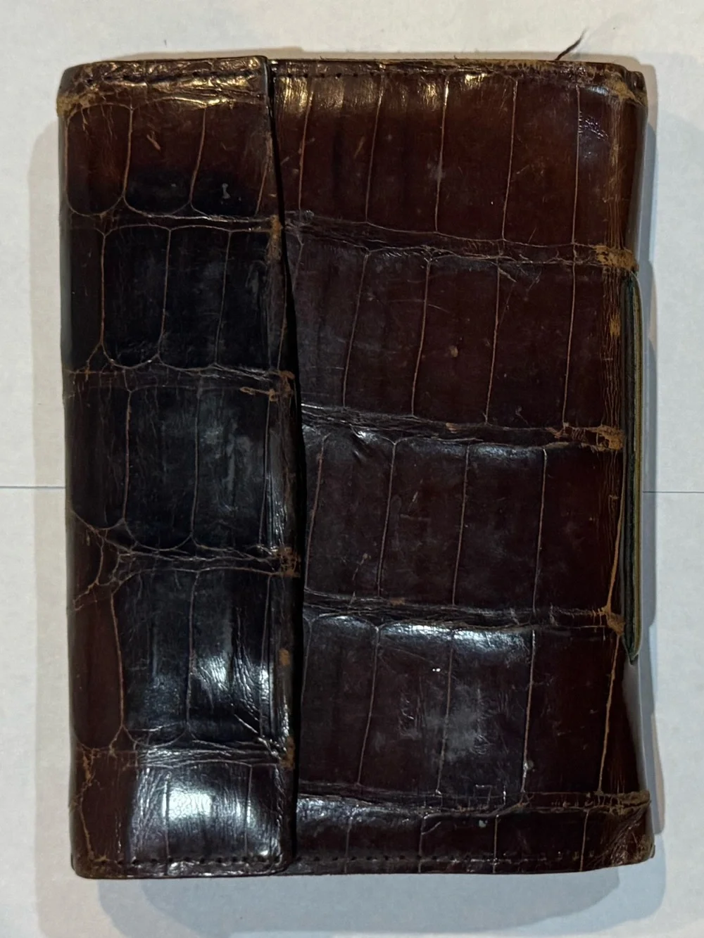 Vintage Genuine Alligator Bifold Men’s Wallets
